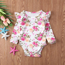 Load image into Gallery viewer, Toddler Infant Newborn Baby Girls Kids Long Butterfly Sleeve Romper Outfits Playsuit Jumpsuit