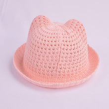 Load image into Gallery viewer, Modern Handmade Baby Hats For Children Bucket Cap Kids Toddler Sun Hat Hollow Mesh Caps Casual Beach Caps For Kids