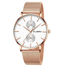 Load image into Gallery viewer, Luxury Unisex Classic Casual Metal Watch Stain Steall Watch Waterproof Watch In Elegant Luxury Modern Style