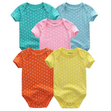 Load image into Gallery viewer, 5 PC Baby Summer High Quality Striped Rompers Jumpsuit For Boy & Girls Comfortable Clothes