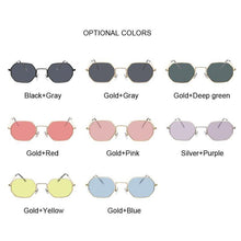 Load image into Gallery viewer, Yellow Women Retro Brand Designer Classic Sunglasses For Ladies Luxury Ladies Mirror Female Oculos de sol
