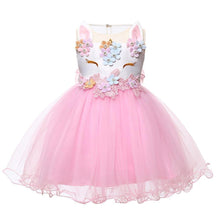 Load image into Gallery viewer, Unicorn Dress Costume Infant Party Dress For Baby Girls In elegant Style