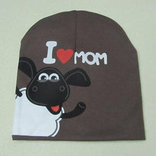 Load image into Gallery viewer, Modern Popular Baby Knitted Warm Cotton Beanie Hat cap For Toddler Baby Kids Cap for Girls & Boys I love Mama Prints Baby Hat Design