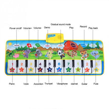 Load image into Gallery viewer, Baby Music Play Carpet Mat Children Kids Crawling Piano Carpet Educational Musical Toy For Kids