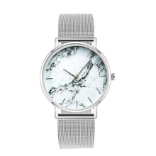 Load image into Gallery viewer, Fashion Rose Gold Mesh Band Creative Marble Female Wrist Watch Luxury Women Quartz Watches Gifts For Women and Girls