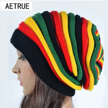 Load image into Gallery viewer, 2019 Women's Winter Hats For Women Girls Winter Caps Bonnet Beanies Knitted Hat Reggae Rasta Femme Mask Brand balaclava Hats