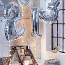 Load image into Gallery viewer, Luxury Big Modern 32inch Number Foil Helium Balloons For Birthday Party and Celebrations Modern Decoration