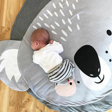 Load image into Gallery viewer, Play Mat Cartoon Animal Baby Mats Newborn Infant Crawling Cotton Round Floor Carpet Rugs Mat for Kids Room Nursery Decor