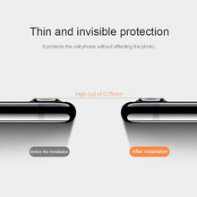Load image into Gallery viewer, 2pcs Camera Lens Protector Film For iPhone XS Max XR X glass on iPhone X 7 8 6 6S Plus 5 se Camera Lens Protector Ultra HD Back Camera Lens Tempered Glass Camera Cover Film for iPhone
