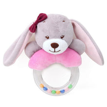 Load image into Gallery viewer, Modern Luxury Baby Rattle Toys Rabbit Plush Baby Cartoon Bed Toys for Newborn Educational Toy Rabbit Bear Hand Bells For Kids and Baby