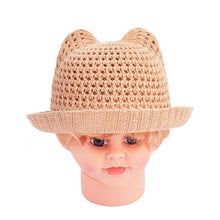 Load image into Gallery viewer, Modern Handmade Baby Hats For Children Bucket Cap Kids Toddler Sun Hat Hollow Mesh Caps Casual Beach Caps For Kids