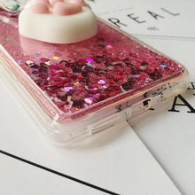 Load image into Gallery viewer, Cute 3D Squishy Cat Case For Xiaomi Redmi 5 plus 4X 8A 9A 9C 10T Luxury Glitter Quicksand Phone Case Redmi Note 5 9 Pro 5A Prime ,3D Shiny Quicksand Moving Bling Glitter Liquid Sparkle Flowing Soft Silicone Bumper Mirror Back Protective Case