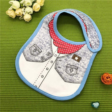 Load image into Gallery viewer, Luxury Modern Baby Boy Bibs Cotton Infant Newborn Girl Feeding Cute Pattern Bandana Bib For Kids
