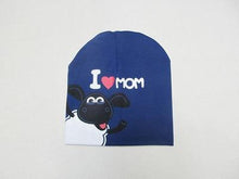 Load image into Gallery viewer, Modern Popular Baby Knitted Warm Cotton Beanie Hat cap For Toddler Baby Kids Cap for Girls & Boys I love Mama Prints Baby Hat Design