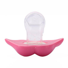 Load image into Gallery viewer, Silicone Baby Lip Pacifier Kiss Pink Rose Red Lip Shape Teeth Soothers Funny Baby Pacifiers For Baby and For Kids