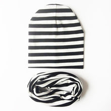 Load image into Gallery viewer, Modern Baby Boys & Girls Hat Scarf Set Beanie Boys Caps with Scarf for Kids In elegant Modern Design