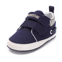 Load image into Gallery viewer, First Walkers Infant Babies Shoes Sole Soft Canvas Solid Footwear For Newborns Toddler Classic Style Sneakers
