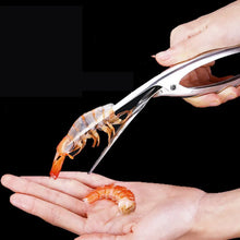 Load image into Gallery viewer, Shrimp Peeler Kitchen Appliances Portable Stainless Steel Shrimp Deveiner Lobster Practical Kitchen Supplies Fishing Knife Tools