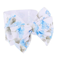 Load image into Gallery viewer, Handmade Bow Flowers Baby Headbands Printed Bowknot Elastic Baby Turban Newborn Hair Accessories For Baby Girls
