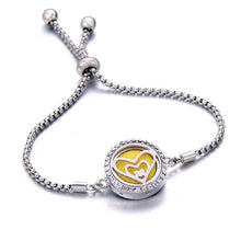 Load image into Gallery viewer, Elegant New Fashion Modern Perfume Amazing Luxury Bracelet Essential Oil Aromatherapy Locket Bracelet For Women