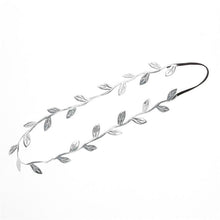 Load image into Gallery viewer, Luxury Modern Gold Silver Leaves Hairbands Summer Hair Accessories Bridal Trendy Jewelry For Mother and Daughter