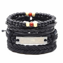 Load image into Gallery viewer, Handmade Modern Fashion New Luxury Wood Bead Charm Amazing Premium Leather Elegant Bracelet For Women
