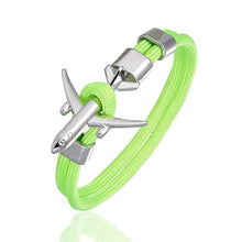 Load image into Gallery viewer, Modern NEW Planes Bracelets For Men and Women In Elegant Charm Chain Paracord Bracelet Metal Airplane Hooks Summer Style