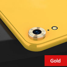 Load image into Gallery viewer, Camera Cover Anti-Scratch Tempered Glass Film For iPhone XR Camera Lens Protector Ring Plating Aluminum For iPhone XR Camera Case Cover Ring Protection