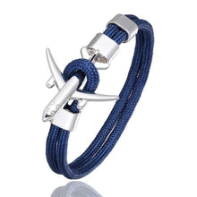 Load image into Gallery viewer, Modern NEW Planes Bracelets For Men and Women In Elegant Charm Chain Paracord Bracelet Metal Airplane Hooks Summer Style