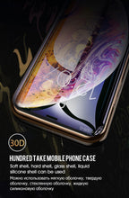 Load image into Gallery viewer, 30D Full Cover Protective Glass On For iPhone 11 12 13 14Pro MAX Screen Protector For iPhone11 12 X XR XS MAX 7 8 Tempered Glass 9H Full Coverage Screen Tempered Glass Protector Guard for iPhone