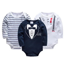 Load image into Gallery viewer, 3/6 PCS Kavkas Cotton Baby Bodysuit Long Sleeve Set for Newborn Boys & Girls 0β12 Months