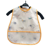 Load image into Gallery viewer, Adjustable Baby Bibs Waterproof Lunch Feeding Bibs Baby Cartoon Feeding Cloth Children Baby Bib for Kids