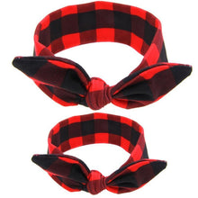 Load image into Gallery viewer, Mother & Baby Headbands Print Floral Elastic Hair Bands Parent-Child Hair Accessories Bow For Baby Girls Bow in Modern Design