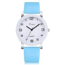 Load image into Gallery viewer, Woman's Watch Fashion Simple White Quartz Wristwatches Sport Leather Band Casual Ladies Watches For Women and Girls