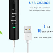 Load image into Gallery viewer, Electric Toothbrush Rechargeable Ultrasonic Washable Electronic Whitening Waterproof Teethbrush Head Replaceable Perfect For Cleaning Teeths