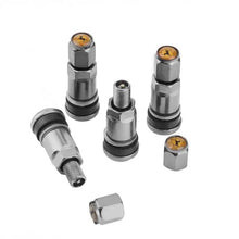 Load image into Gallery viewer, 4Pcs Universal Metal Car Motorcycle Tubeless Wheel Tyre Valve Stem Caps Aluminum Alloy Tire Air Valve Stems Car Accessories