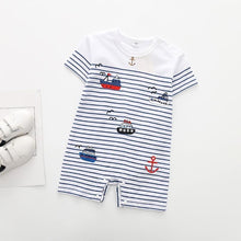 Load image into Gallery viewer, Luxury Baby Rompers Summer Style Baby Boy Girl Clothing Newborn Infant Short Sleeve Clothes Suit For Boys 1st Birthday