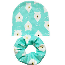 Load image into Gallery viewer, Modern Cartoon Cotton Baby Hat Winter Baby Girls Hat Newborn Boys Hats Kids Cap Scarf Set Children Beanies For Kids With Scarf