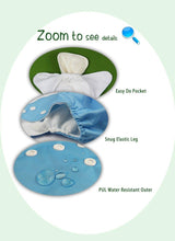 Load image into Gallery viewer, Modern Luxury Printed Washable Real Cloth Pocket Nappy,3 nappies/diapers Set For Girls and Boys Baby In Elegant Style