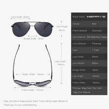Load image into Gallery viewer, MERRYS Brand Men 100% Polarized Aluminum Alloy Frame Sunglasses Fashion Mens Driving Sunglasses S8281