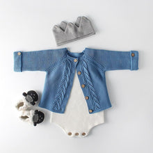 Load image into Gallery viewer, Modern Cotton Baby Girl Cardigan Clothes With knitted Outerwear & Coats for Infant Boys and Girls Romper Winter Jumpsuit