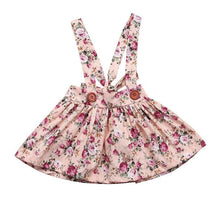 Load image into Gallery viewer, Luxury Modern Summer Fashion Toddler Kids Baby Girls Floral Printing Sleeveless Clothes Party Strap Tutu Dress For Girls
