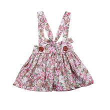 Load image into Gallery viewer, Luxury Modern Summer Fashion Toddler Kids Baby Girls Floral Printing Sleeveless Clothes Party Strap Tutu Dress For Girls