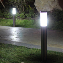 Load image into Gallery viewer, Solar Luxury LED Stainless Steel Lamp For Yard Garden Pathway Doorway Lawn Courtyard Outdoor Luxury Lamp