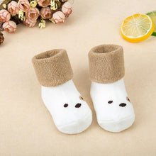 Load image into Gallery viewer, Comfortable Cute Cotton Newborn Soft Baby Girls Boys Socks Infant Toddler Stripe Anti Slip Stretchy Socks