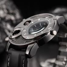 Load image into Gallery viewer, Men Watch With Hardlex Glass and Leather High Quality Band Modern Luxury Style Unique Design Perfect Gift
