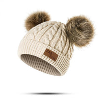 Load image into Gallery viewer, Luxury Baby Hat Pompon Hat Knitted Cute Cap For Girls & Boys Casual Solid Color Girls Baby Style In Great New Modern Trend Design