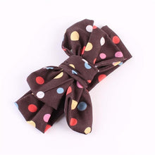 Load image into Gallery viewer, Modern Big Bowknot Headband For Baby Girls Bow hair band dot Cotton turban Head Wrap Hair Accessories