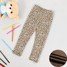 Load image into Gallery viewer, Baby Girls Leggings Thick Warm Dot Pants Kid Girl Leopard Plus Pants Children Vintage Flowers Trousers For Girls Kids