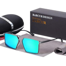 Load image into Gallery viewer, The New Luxury Original Minimalist Aluminium Square Sunglasses Polarized Sun glasses for Women and Men With UV400 Protection